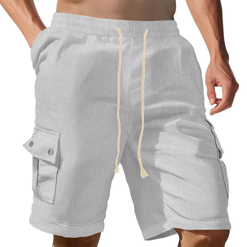 Herren Cargo-Shorts mit seitlichen Taschen und verstellbarem Kordelzug Echoarchiv