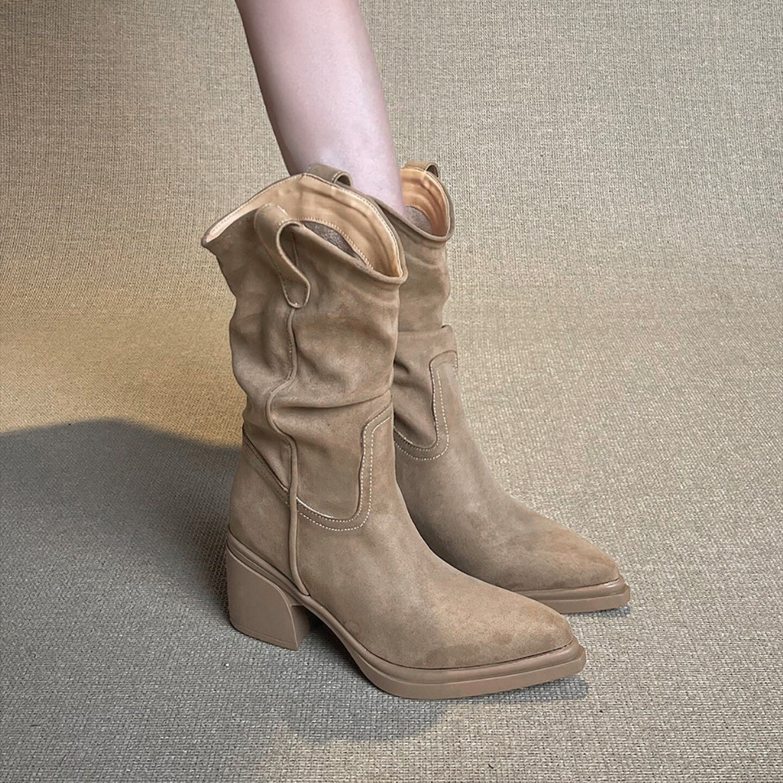 Damen Modische und bequeme Stiefeletten – Varelle