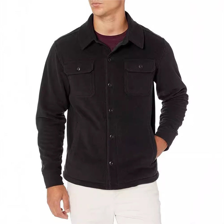 Herren Fleecejacke mit praktischen Taschen Echoarchiv