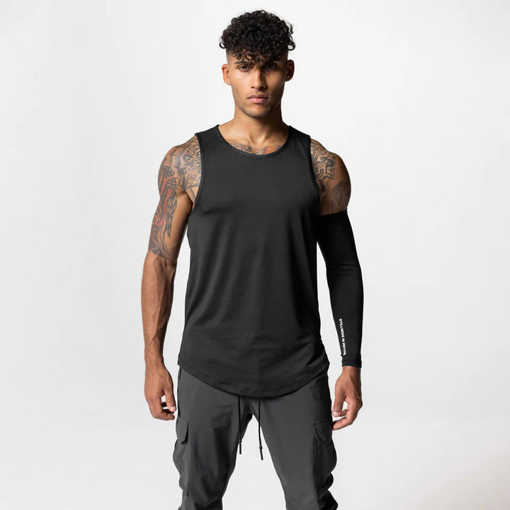 Herren Atmungsaktives Muskelshirt mit ergonomischem Schnitt und feuchtigkeitsregulierendem Material Echoarchiv