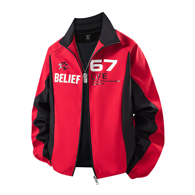 Herren Sportliche Übergangsjacke mit Reißverschluss Echo Archiv