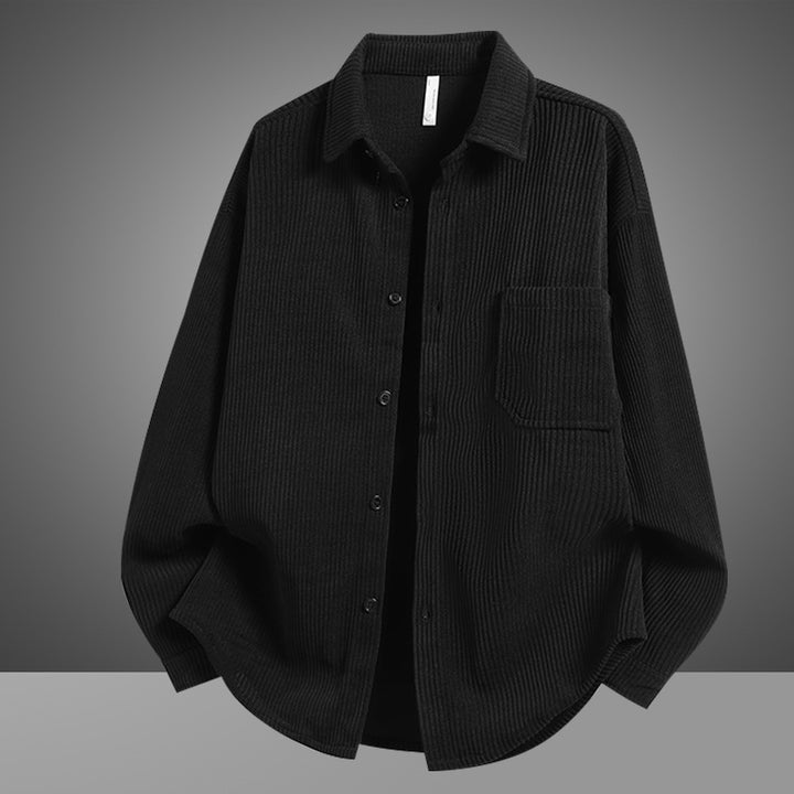 Herren Cordhemdjacke mit praktischem Schnitt und Brusttasche Echoarchiv
