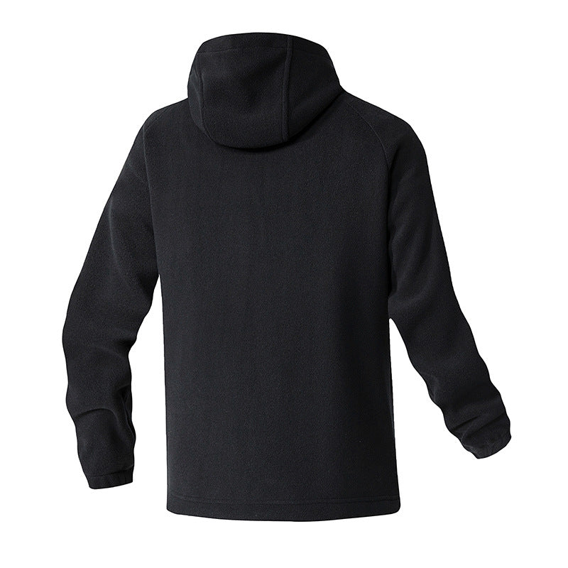 Herren Fleecejacke mit hochschließendem Kragen und praktischen Reißverschlusstaschen Echoarchiv