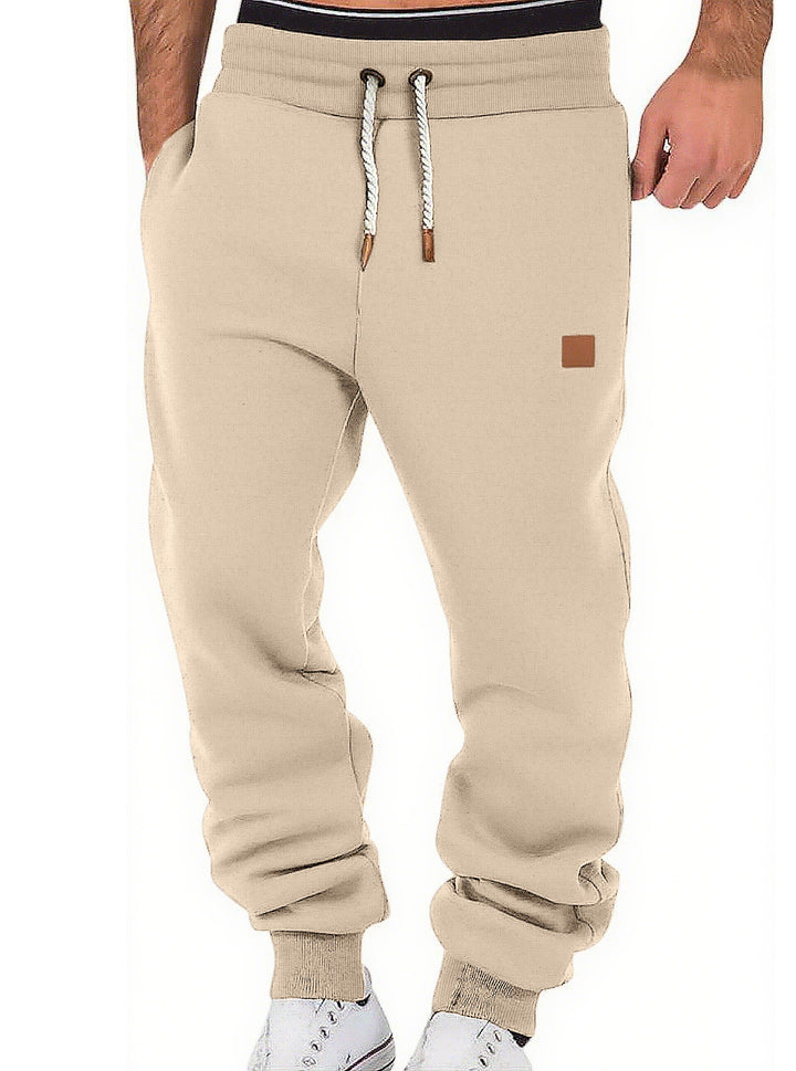Herren Relax-Fit Fleece-Jogginghose mit Bündchen und Kordelzug Echoarchiv
