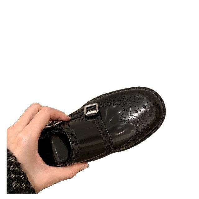 Herren Doppel-Monk-Slipper aus Veloursleder mit Budapester-Lochung und komfortabler Lederinnensohle Echo Archiv