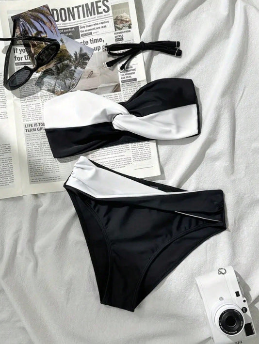 Damen Bandeau-Bikini mit stylischem Wickel-Design Echo Archiv