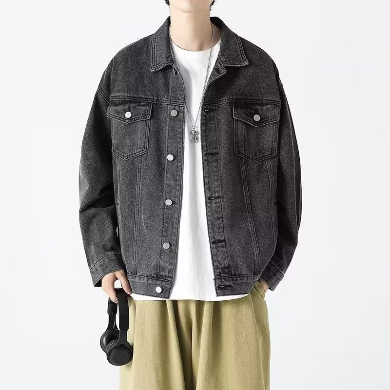 Herren Lässige Jeansjacke Echoarchiv
