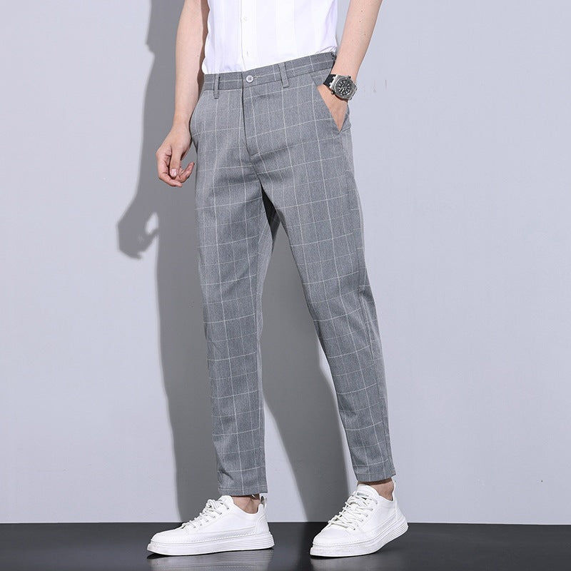 Herren Elegante Kariertes Chino-Hose Echo Archiv