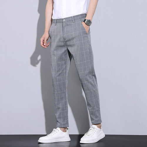 Herren Elegante Kariertes Chino-Hose Echo Archiv
