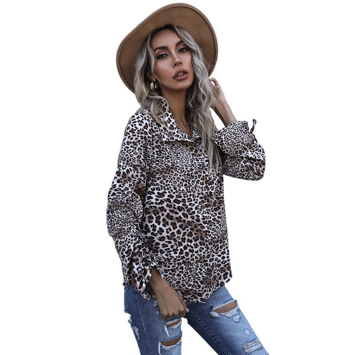 Damen Elegante Tiermuster Bluse Echo Archiv