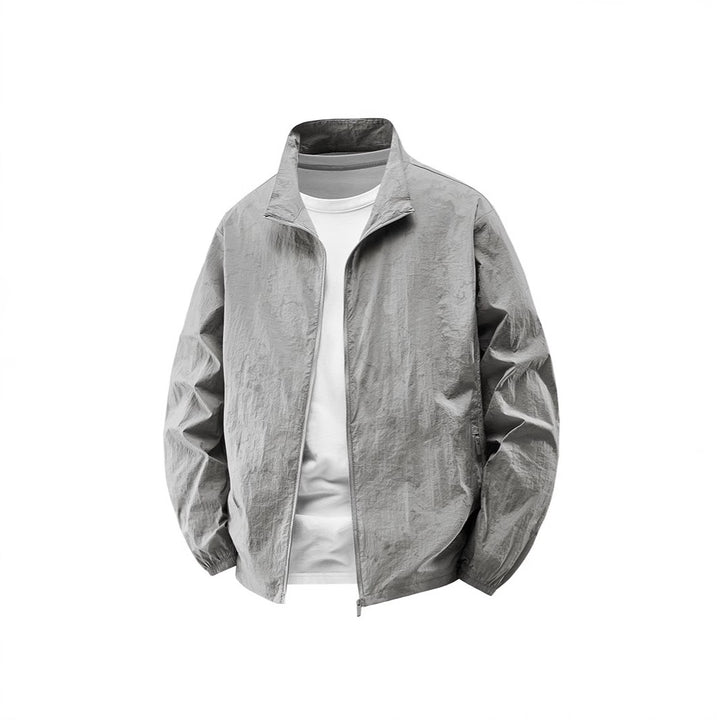 Herren Leichte Übergangsjacke mit praktischem Windschutz Echo Archiv