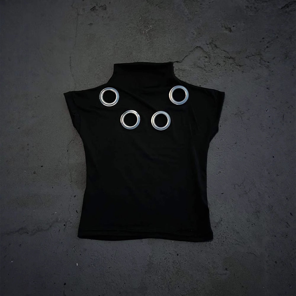 Damen T-Shirt mit einzigartigen Ösen Echo Archiv