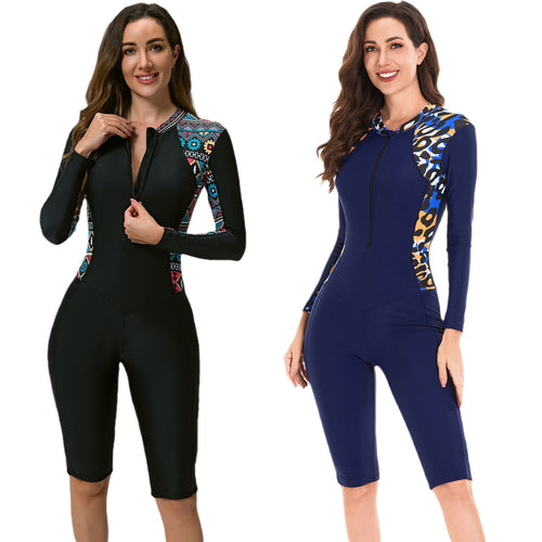 Damen Langarm Surfanzug mit stilvollem Design Echo Archiv