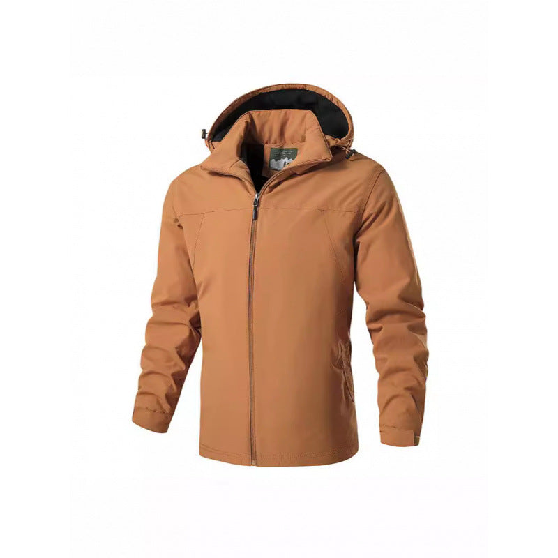 Herren leichte Outdoorjacke mit Kapuze Echo Archiv