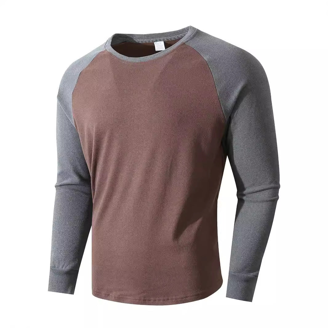 Herren Sportliches Langarmshirt mit Raglanärmeln Echoarchiv