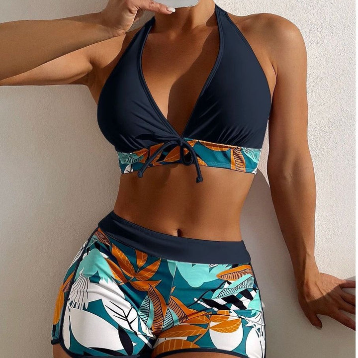 Damen Sportliches Bikiniset mit floralem Design Echo Archiv