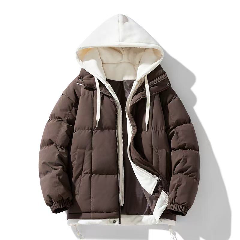 Herren Wattierte Übergangsjacke mit abnehmbarer Kapuze Echo Archiv