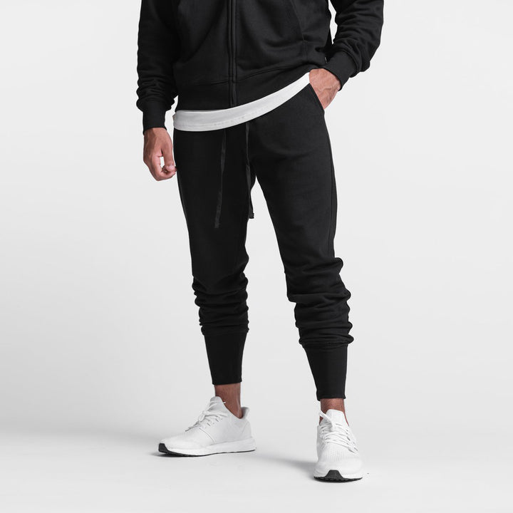Herren bequeme Slim-Fit Sporthose mit Bündchen Echoarchiv
