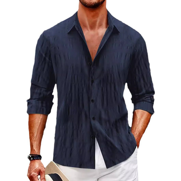 Herren stylische Langarmhemd Echoarchiv