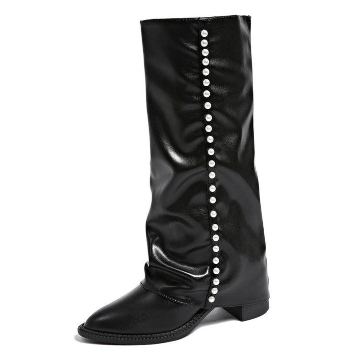 Damen Elegante und Verspielte Stiefel Echo Archiv