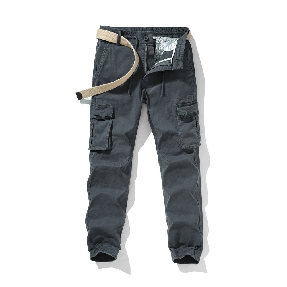 Herren funktionale Cargo-Hose mit elastischen Bündchen und zahlreichen praktischen Taschen Echoarchiv