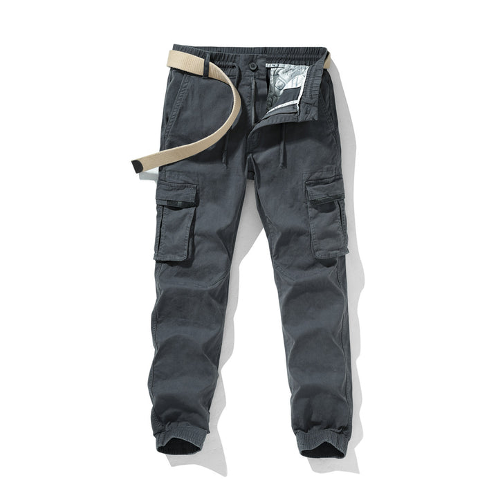 Herren funktionale Cargo-Hose mit elastischen Bündchen und zahlreichen praktischen Taschen Echoarchiv