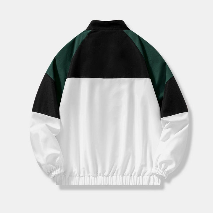 Herren Sportliche Übergangsjacke mit hohem Kragen und Reißverschluss Echo Archiv