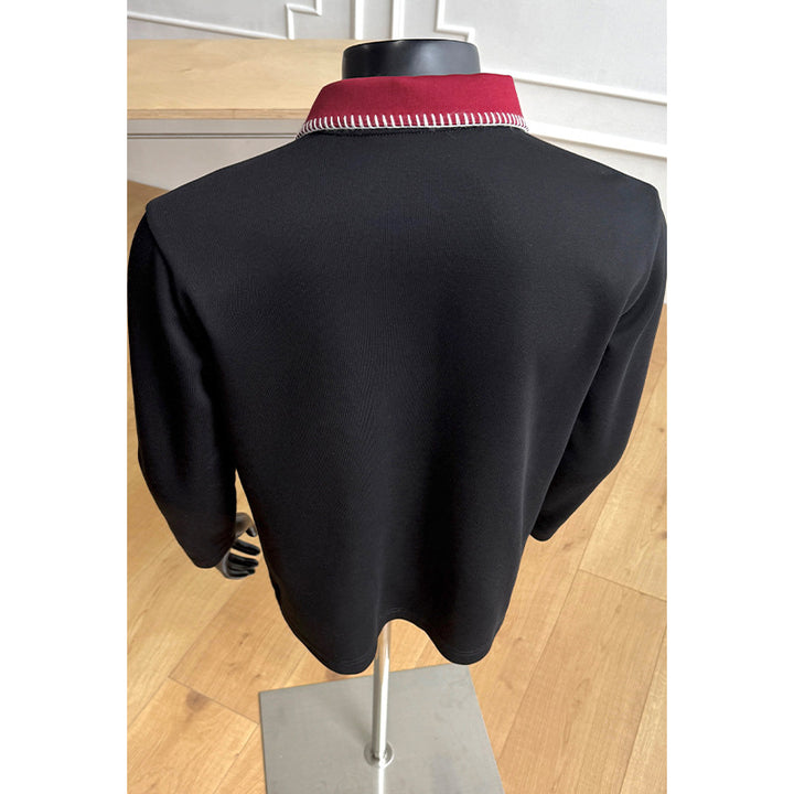 Herrenmode Stehkragenpullover mit Reißverschluss Echo Archive