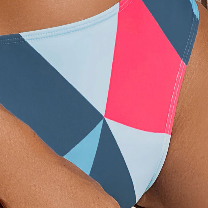 Damen Sport-Bikini mit geometrischem Design Echo Archiv