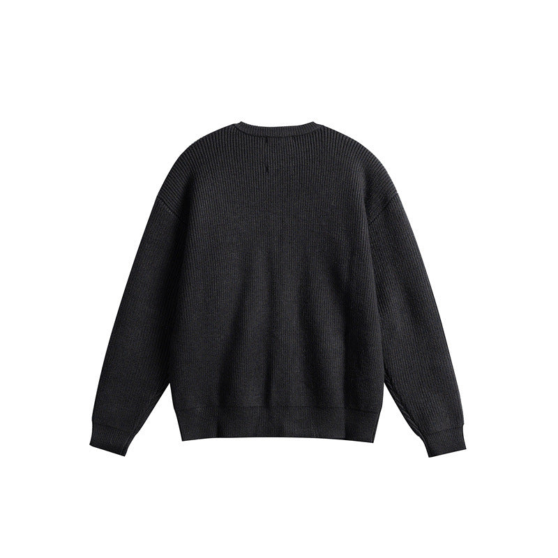 Damen Oversize-Rippenstrick-Cardigan mit Rundhals und durchgehender Knopfleiste Echoarchiv