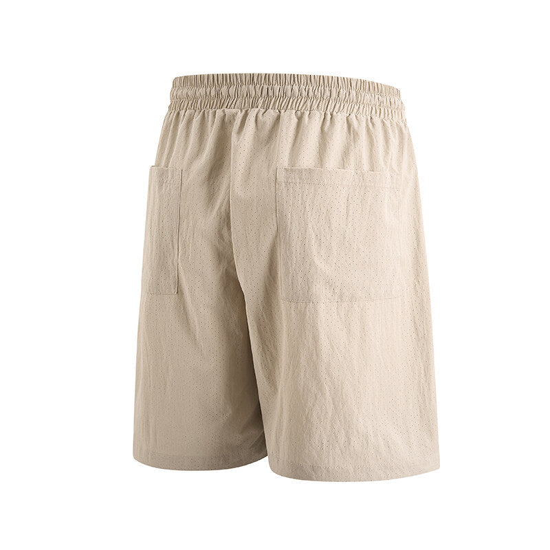 Herren bequeme Freizeitshorts mit elastischem Bund und praktischen Taschen Echoarchiv