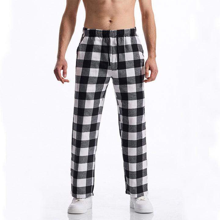 Herren komfortable Karohose Echoarchiv