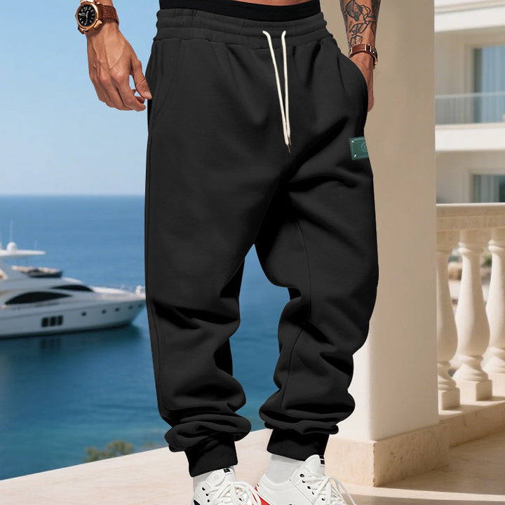 Herren bequeme Jogginghose mit elastischem Bund und praktischen Taschen Echoarchiv