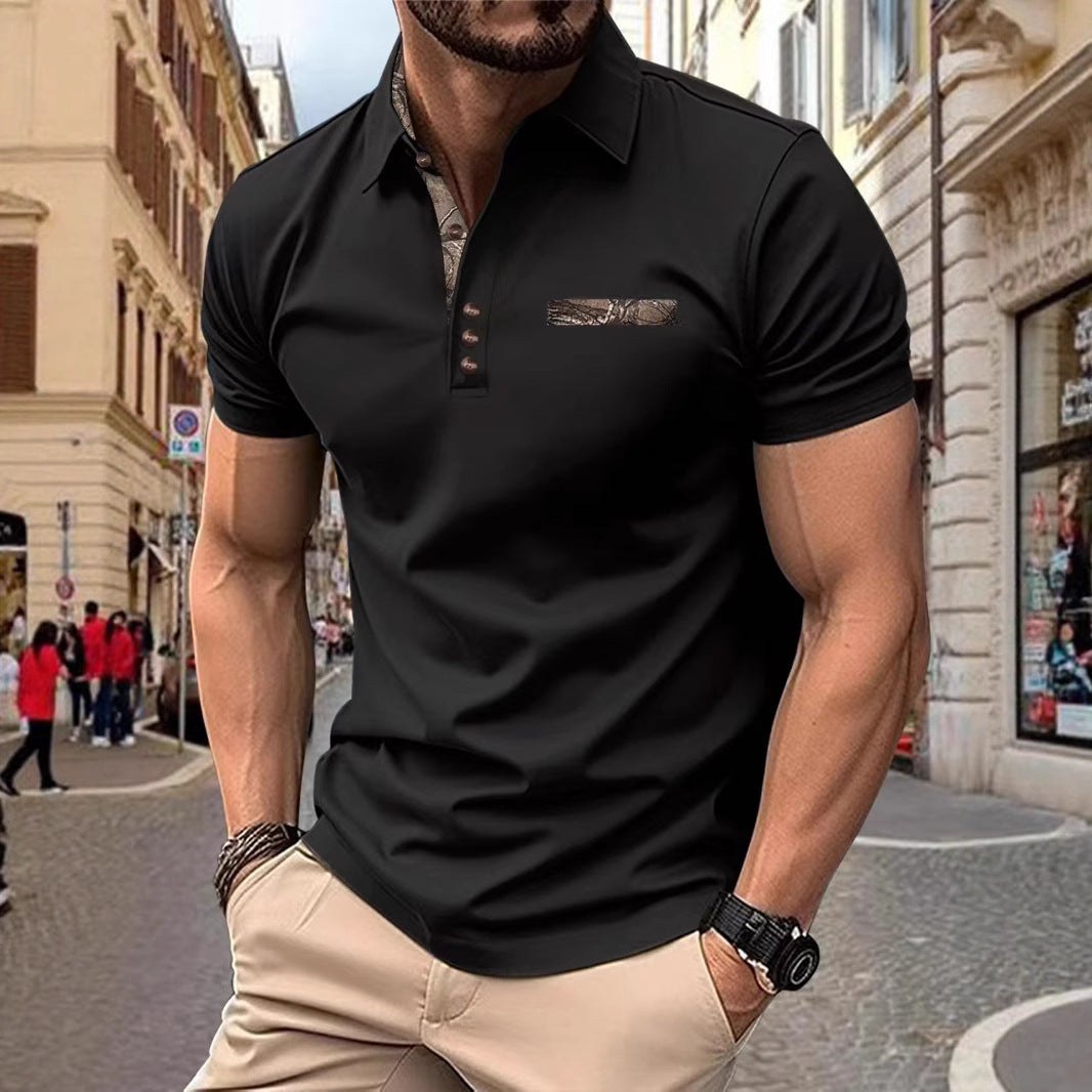 Herren Poloshirt mit modischen Akzenten Echoarchiv