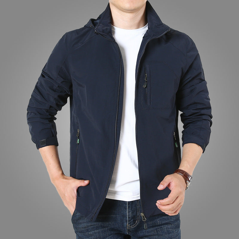 Herren leichter atmungsaktiver Fieldparka mit Mesh‑Futter und Kapuze Echoarchiv