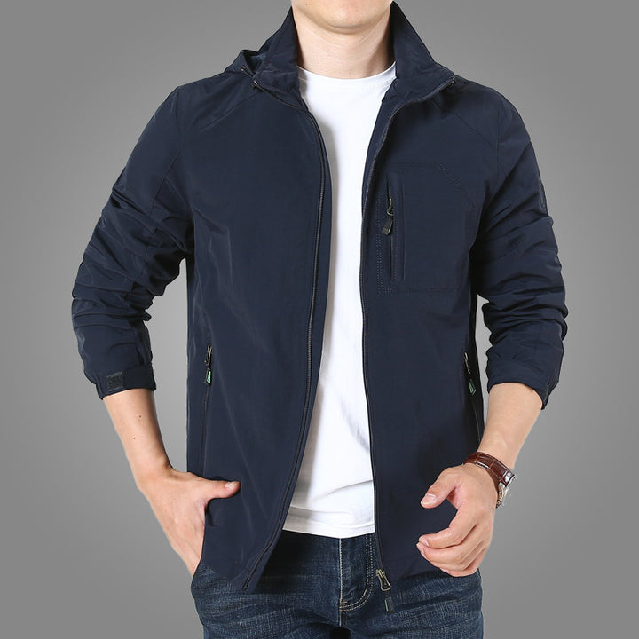 Herren leichter atmungsaktiver Fieldparka mit Mesh‑Futter und Kapuze Echoarchiv