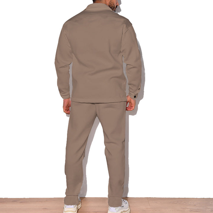 Herren Jogginganzug mit sportlichem Design und praktischen Taschen Echoarchiv