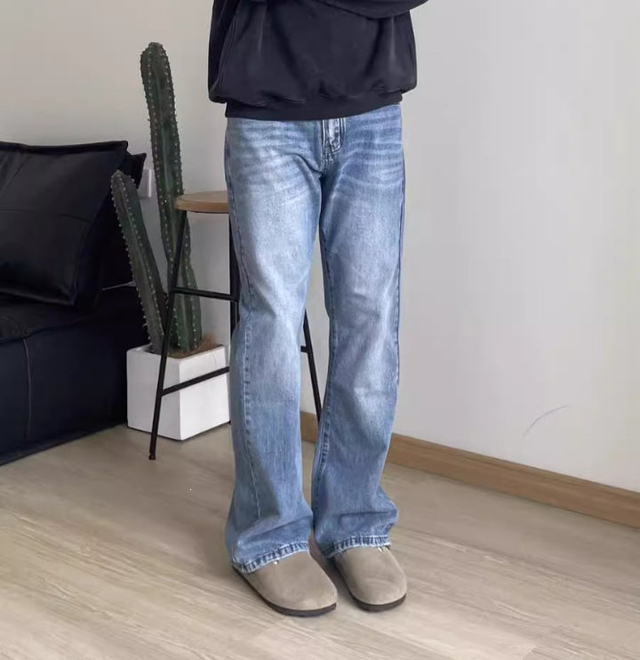 Herren Modische Bootcut Jeans Echoarchiv