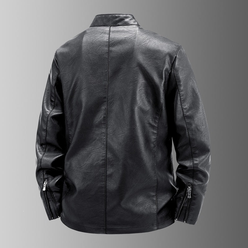 Herren Hochwertige Kunstlederjacke Echo Archiv