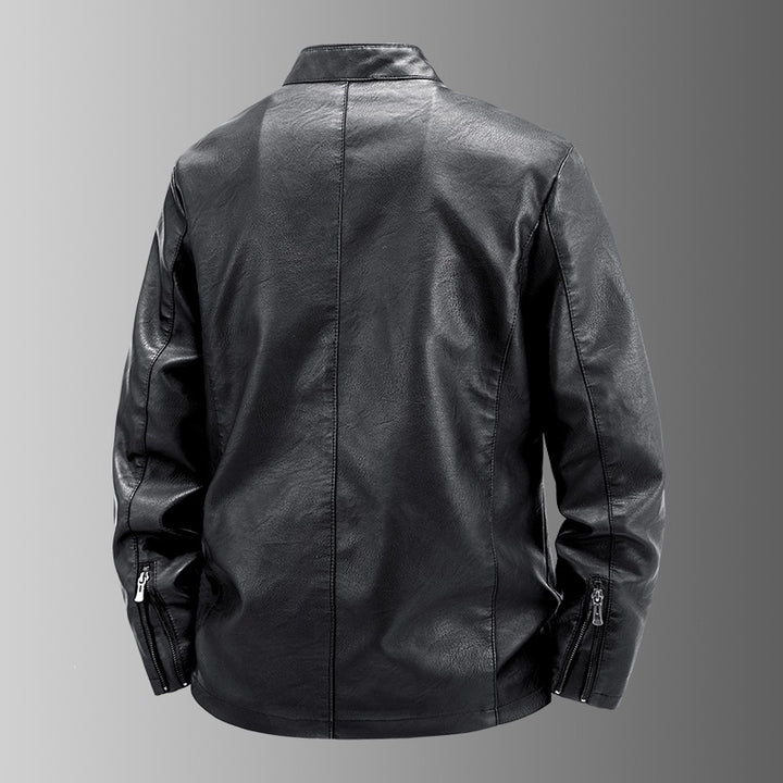 Herren Hochwertige Kunstlederjacke Echo Archiv
