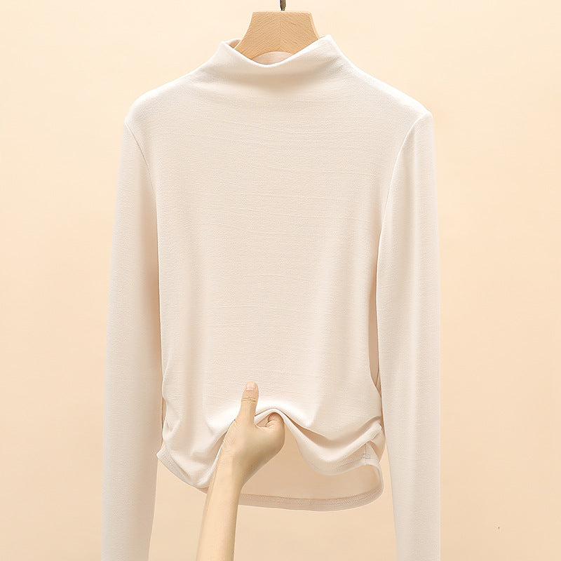 Damen Elegantes Langarmshirt mit hochgeschlossenem Kragen Echo Archiv 1787620449