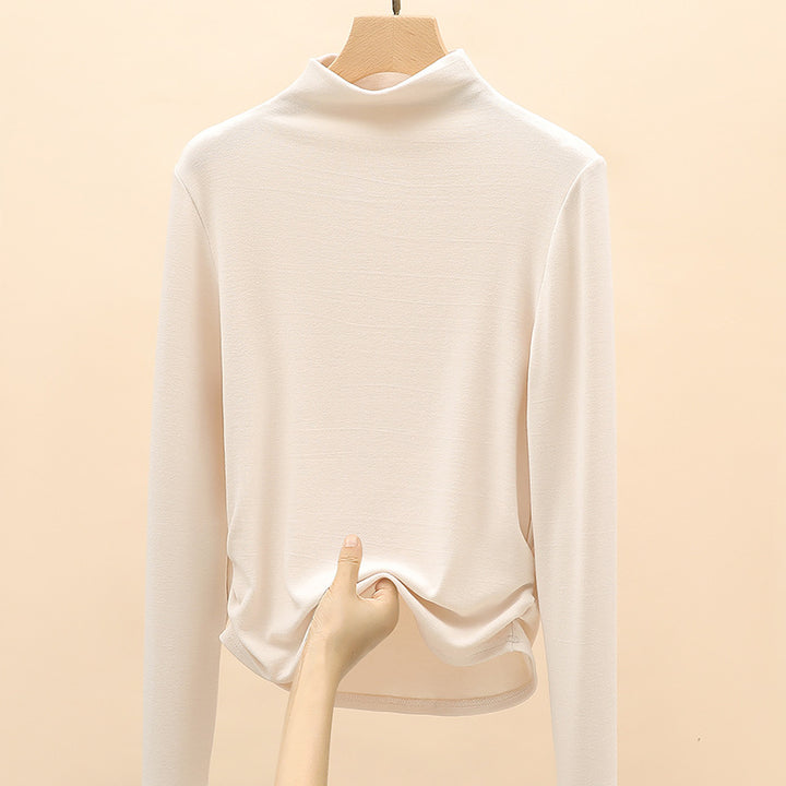 Damen Elegantes Langarmshirt mit hochgeschlossenem Kragen Echo Archiv 1787620449