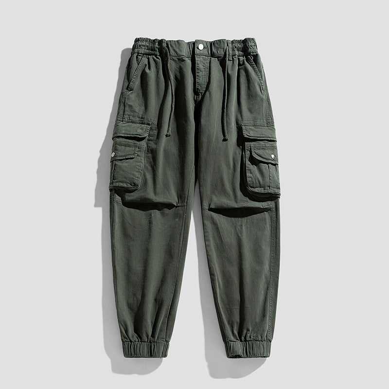 Herren Utility-Cargo-Jogger mit Elastikbund, Tunnelzug und Mehrfachtaschen Echo Archiv