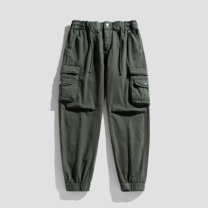 Herren Utility-Cargo-Jogger mit Elastikbund, Tunnelzug und Mehrfachtaschen Echo Archiv