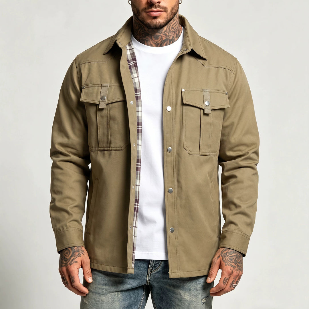 Herren Canvas-Hemdjacke Echoarchiv