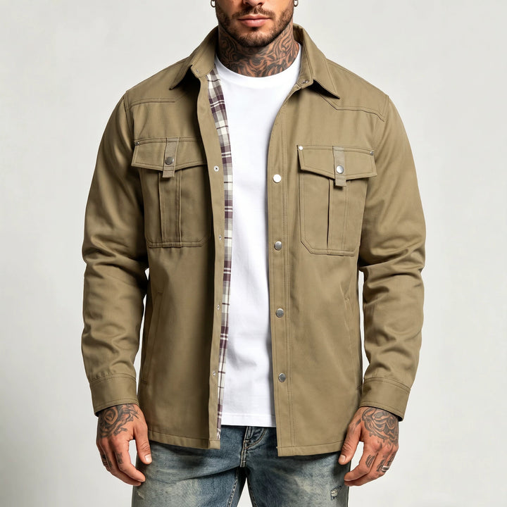 Herren Canvas-Hemdjacke Echoarchiv