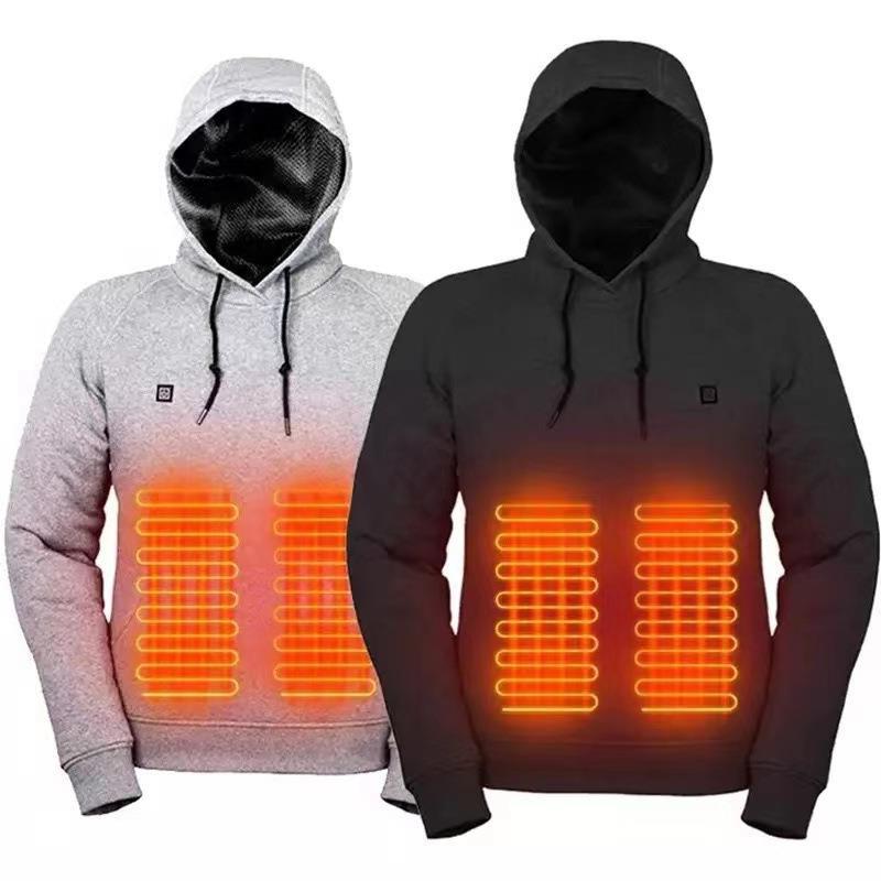 Damen beheizbare Kapuzenpullover Echoarchiv