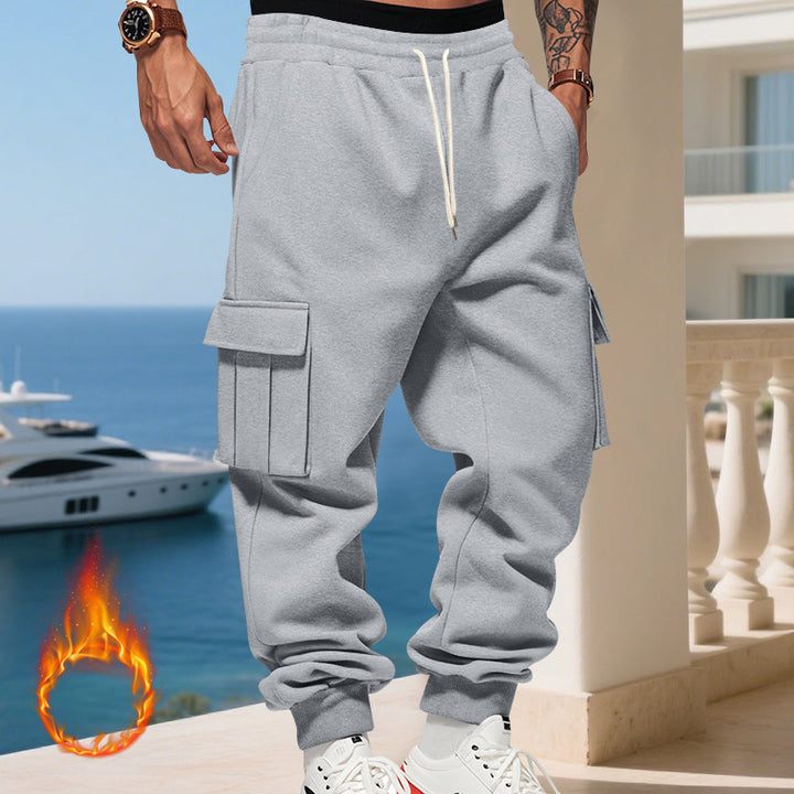 Herren Cargo-Jogginghose mit Seitentaschen und elastischem Bund Echoarchiv