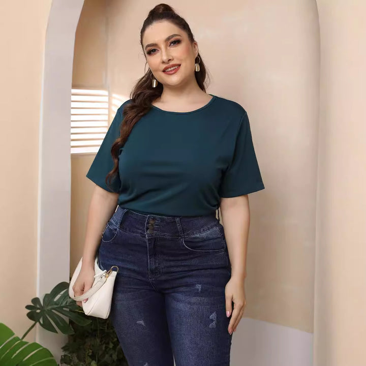 Damen modisches Basic T-Shirt Echo Archiv