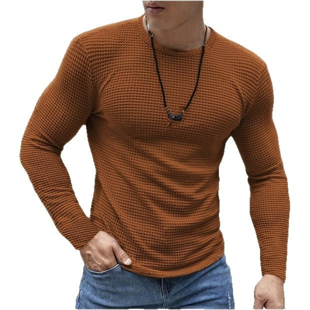 Herren Langarmshirt mit strukturiertem Design Echoarchiv